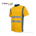 Hi Vis Orange Safety Reflective Polo Shirts